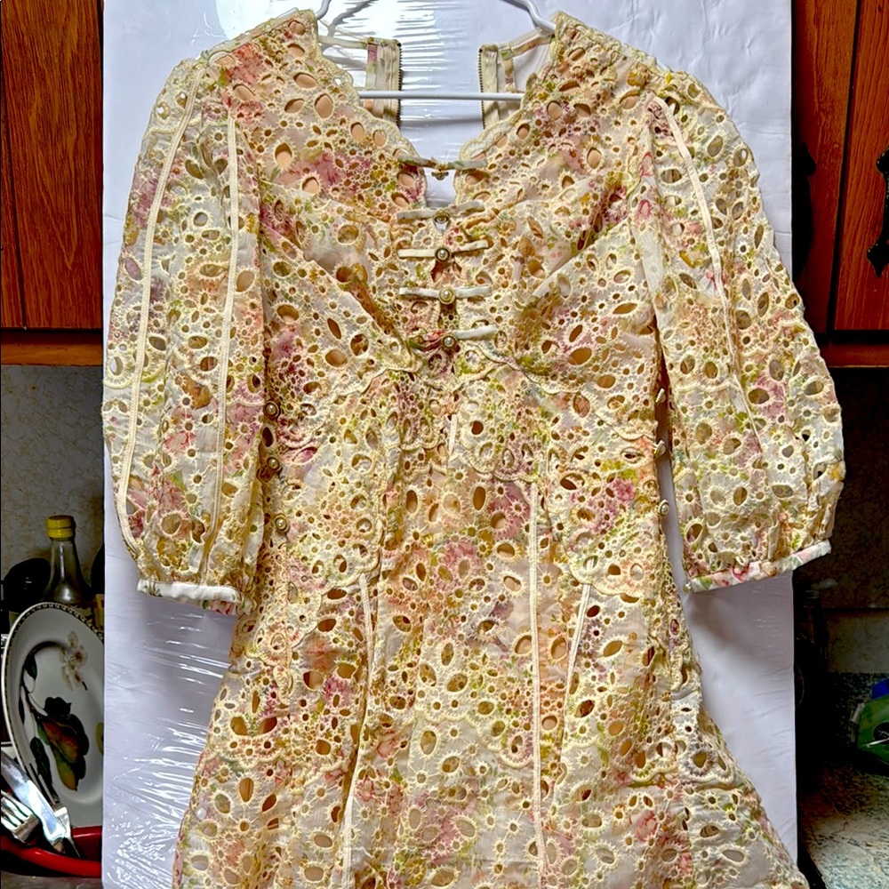 De Mystère Lace Overlay Dress